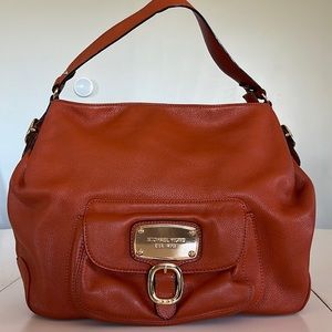 Michael Kors Burnt Orange Leather Purse